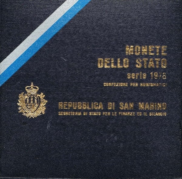 J0034# San Marino 1978. Emisión de Monedas Anual (BU) WCC#MS12
