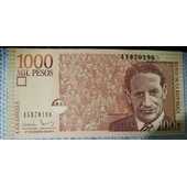 billete de 1.000 pesos colombianos