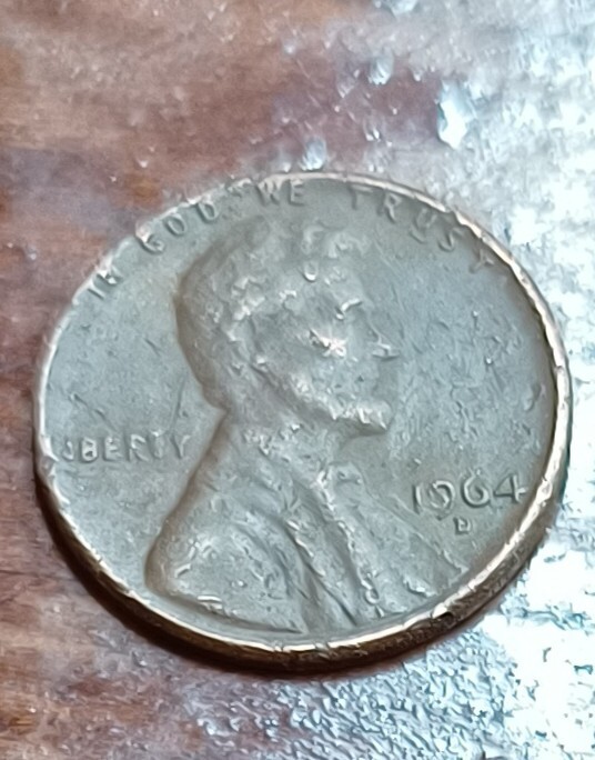 One cent 1964.