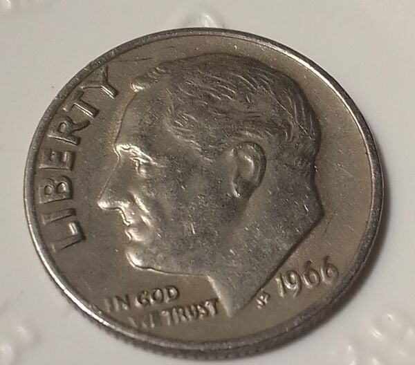 10 centavos de eeuu 1966.