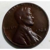1 centavo de EEUU año 1968.