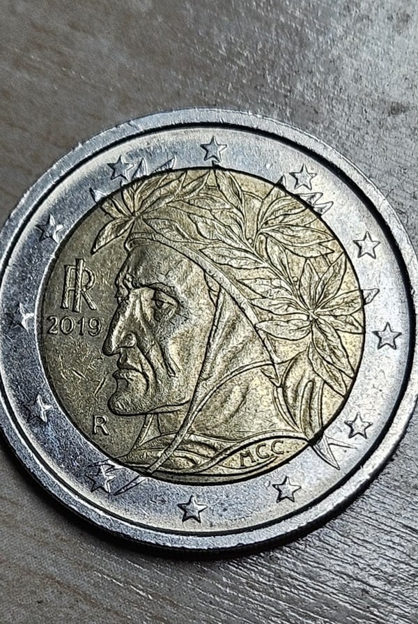 Moneda 2 euros Italia 2019