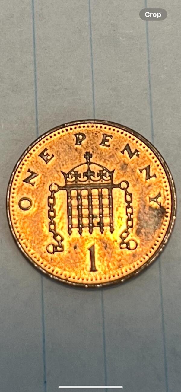 One Penny de UK del año 1988