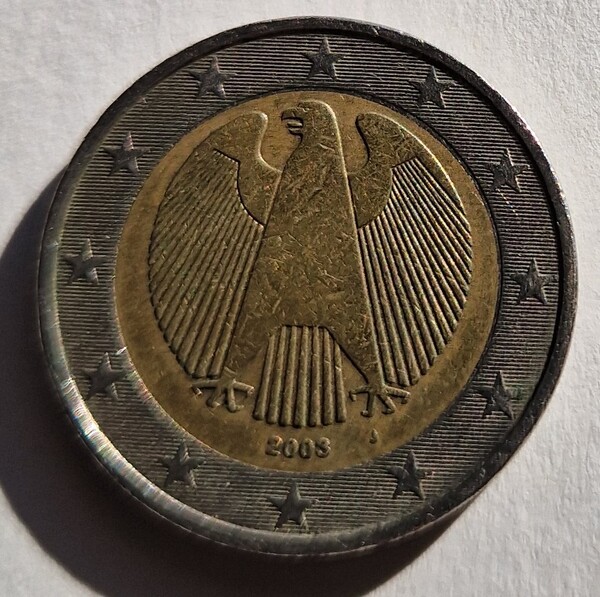 Moneda  2 Euro 2003 J  Alimania