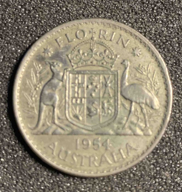 1 Florin Australiano 1954