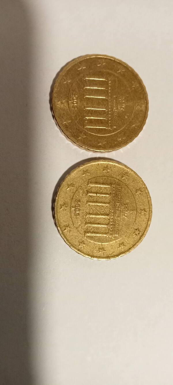 monedas de 5 centimos euro,AUSTRIA 2002,FRANCIA 1999 ,PORTUGAL   2002 Y de 20 centimos de ALEMANIA 2002 .      2002 Y      2002.