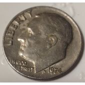 Dime del 1974 de Estados Unidos de América