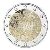 Moneda 2 euros - Muro de Berlín