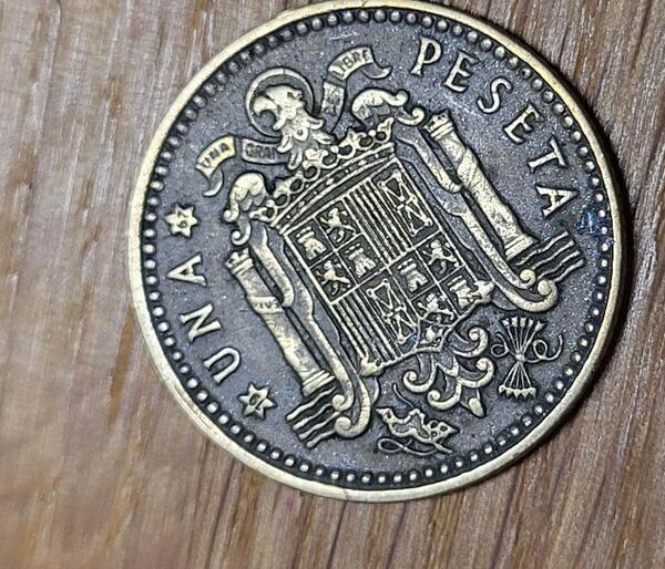 Moneda 1 peseta Franco 1966   *67