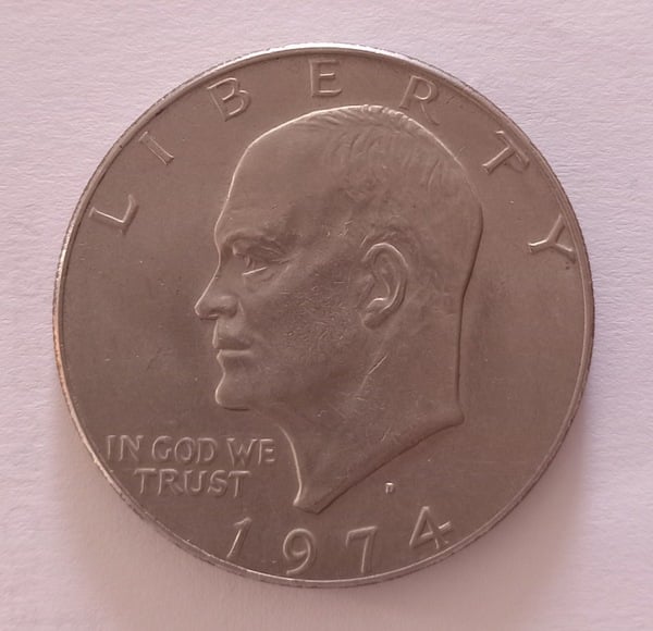 MONEDA UN DOLLAR 1974 EISENHOWER