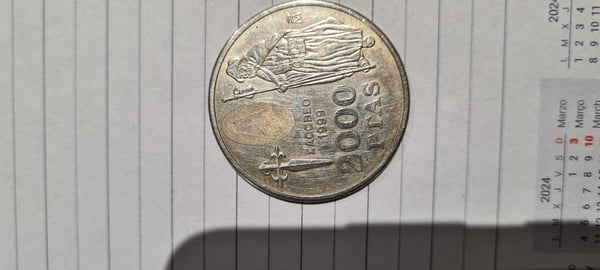 2000 pesetas Xaqobeo 1999