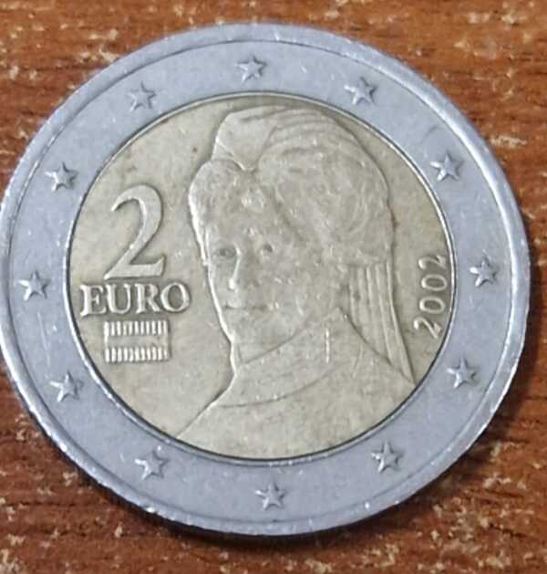 Moneda de 2 Euros 2002 Austria