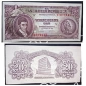 20 pesos de oro colombiano