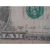Billete de un dólar series 1988A