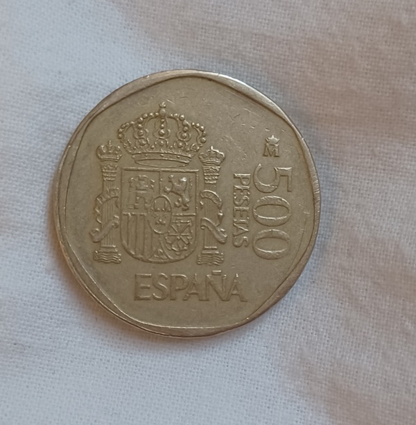 500 pesetas 1989 Juan Carlos y Sofía