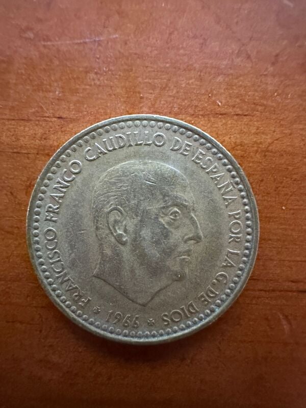 Una peseta franco1966