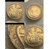 5 ptas 1957*65 errores