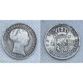 ISABEL II 1861 4 REALES MADRID