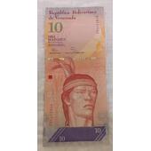 Billete de 10 bolivares agosto 2014