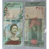 2 Bolivares Venezuela 15 de enero 2018