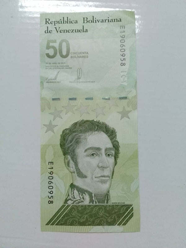50 bolívares 2021