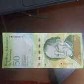 Billetes de 50 bolívares de la República Bolivariana de Venezuela