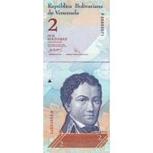 Billete de 2 bolívares 2012