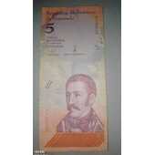Billete de 5 bs