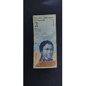 Billete de 2 del año 2012