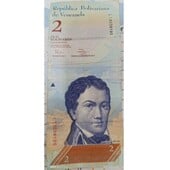 Billete de 2 Bolivares