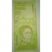 Billete de 20000 bolivares