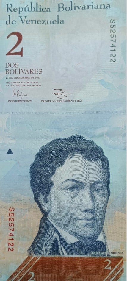 2 Bolivares 27/12/2012