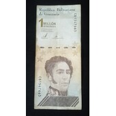 Billete de 1 millón de bolívares 3 de septiembre 2020