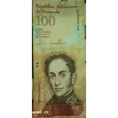 Billete 100 bolivares 5 Noviembre 2015