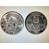 Moneda de 100 Bs  venezuela año 2016