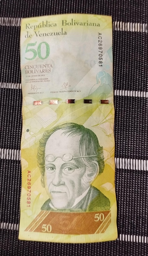 Billete 50bs