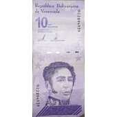 Billete de 10 bolívares 29/04/2021