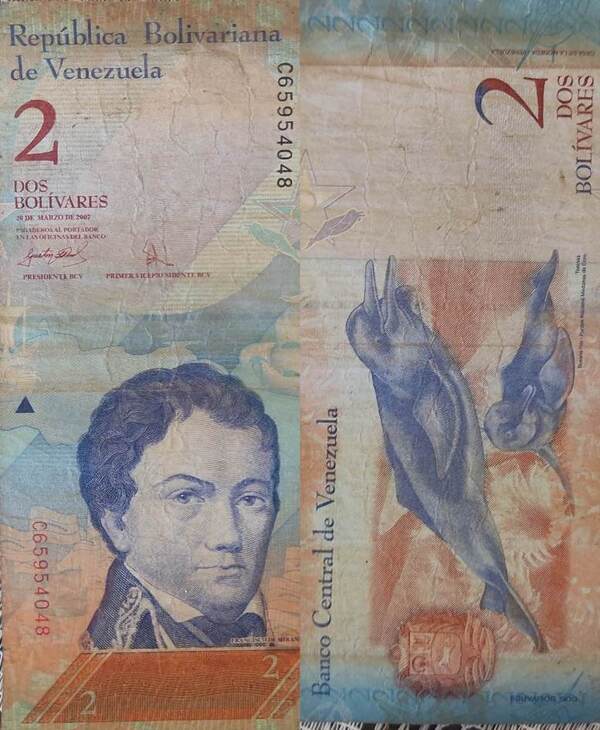 2 Bolivares 20 de Marzo 2007