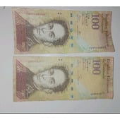Billete de 100bs