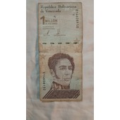 Un Millón De Bolívares letra E