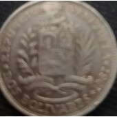 Moneda de 2 bolívares del año 1967