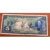Antiguo Billete De 5 Bs De 1966 C-7, Dieguito, serie A