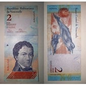 2 Bolivares Venezuela serie Q, M y N 27-12-2012