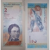 2 Bolivares Venezuela serie T 29-10-2013
