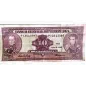 Billete de 10 Bs. junio 1995