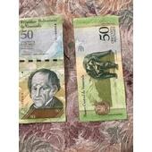 Billete 50 bolívares 27 de diciembre 2012