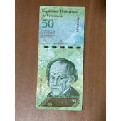 Billete Bolívares 50 5 septiembre 2015