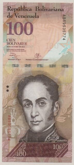 100 Bolivares