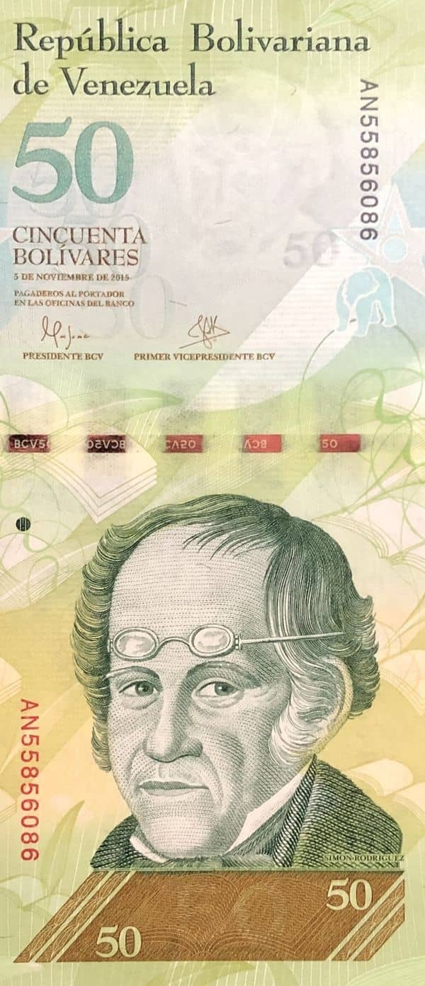 50 bolívares 2007 / 2015