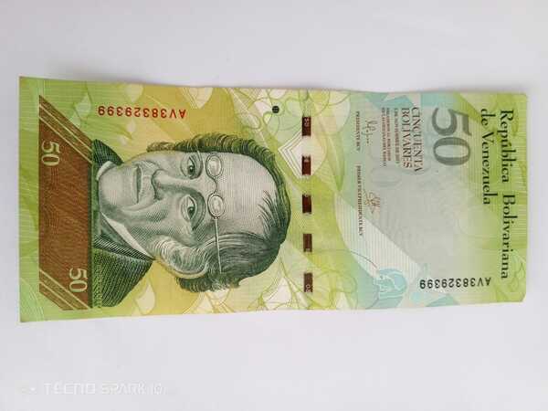 Billete de 50 bolivares
